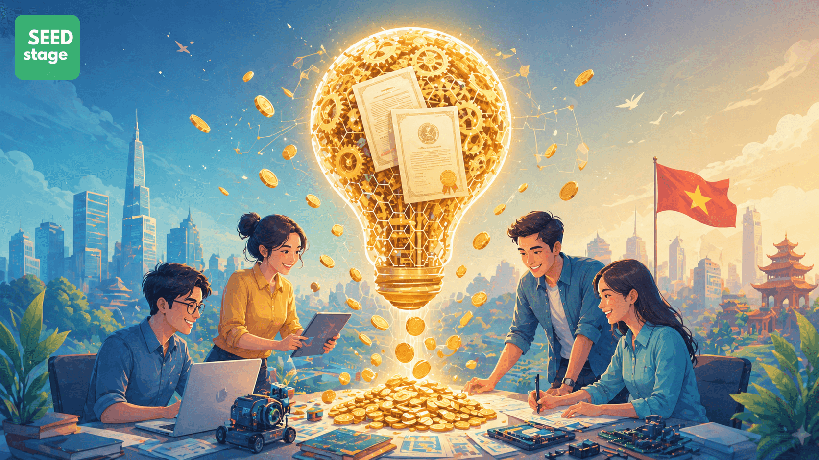 Tài Sản Trí Tuệ: Đòn Bẩy Vàng Cho Crowdfunding Startup